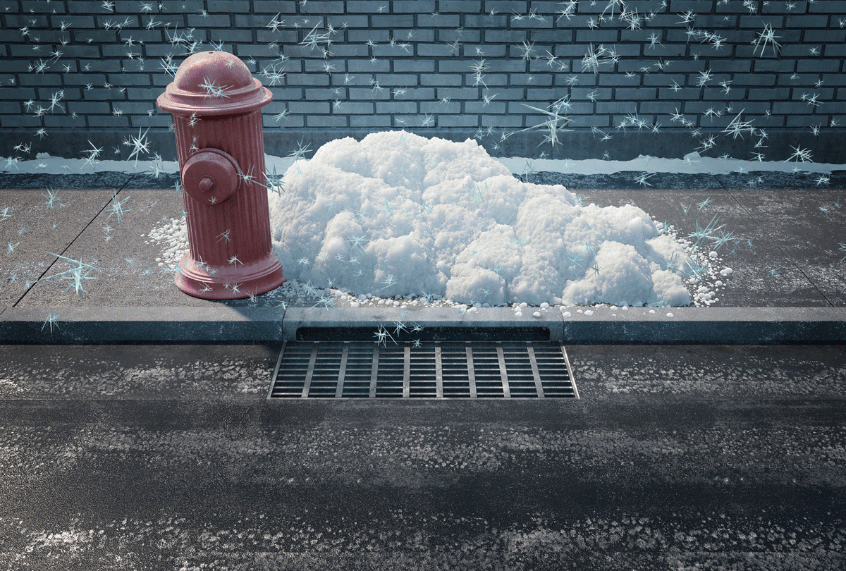 Image representing uric acid crystals dissolving